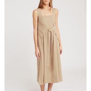 Cuyana Linen Tie-Back Dress